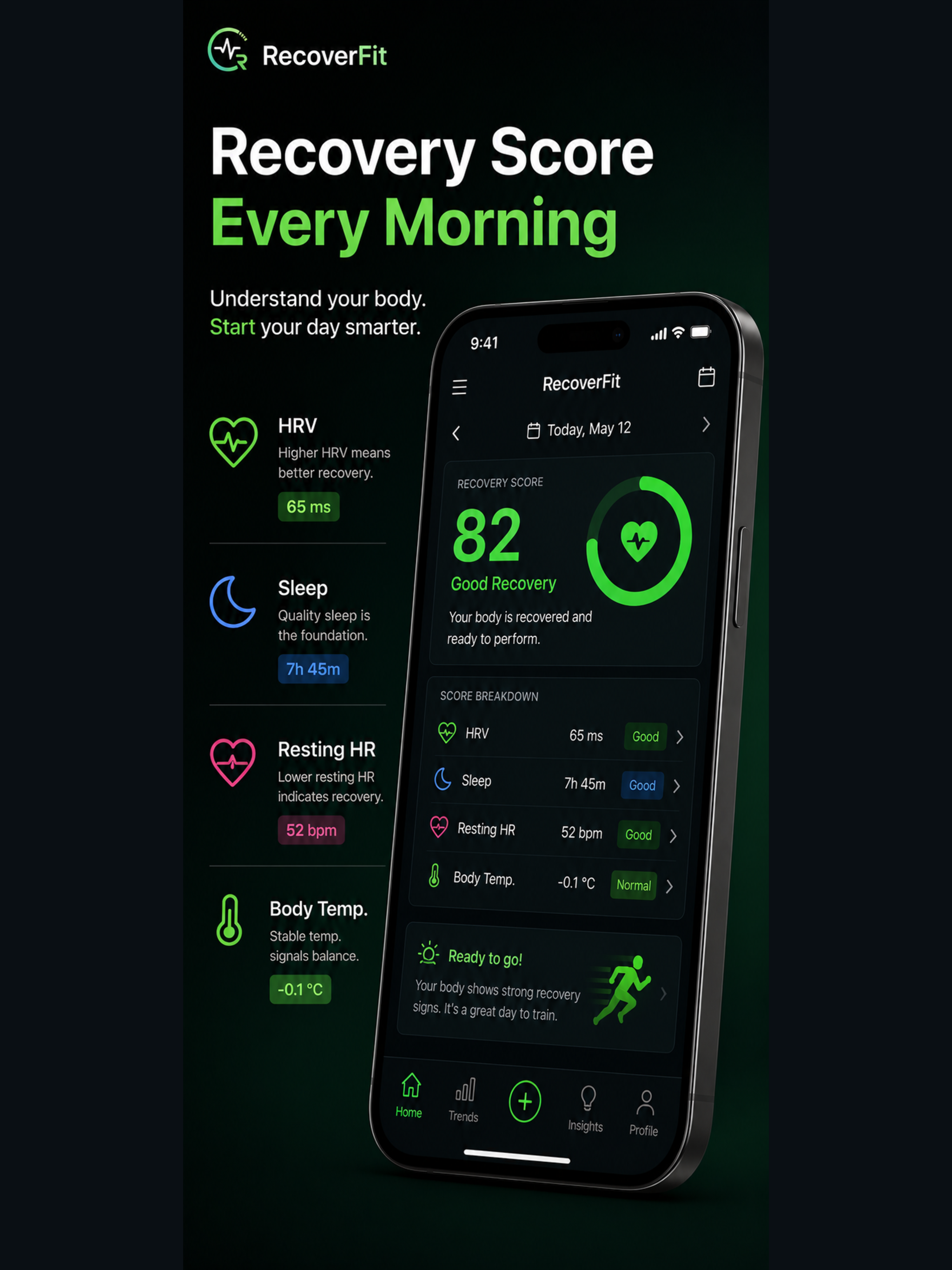 RecoverFit: HRV & Recovery screenshot 12