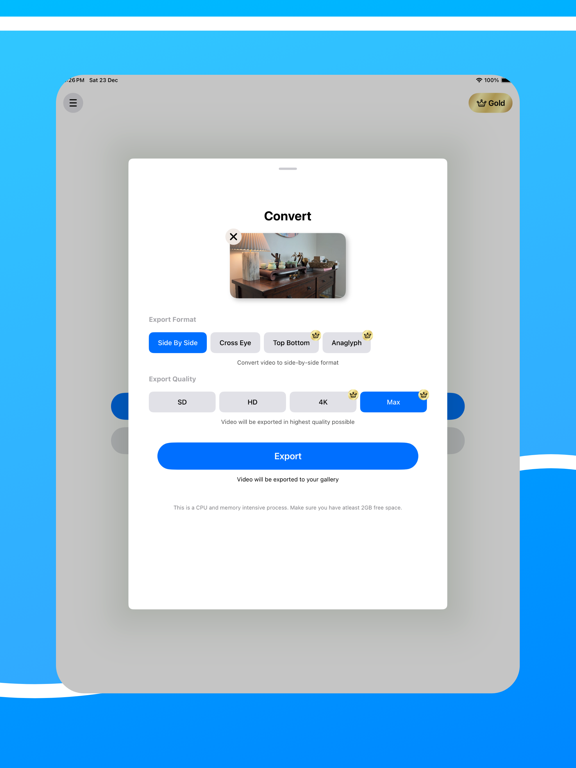 App screenshot