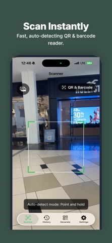 The QR Scanner & Generator Pro Screenshot 1 of 5