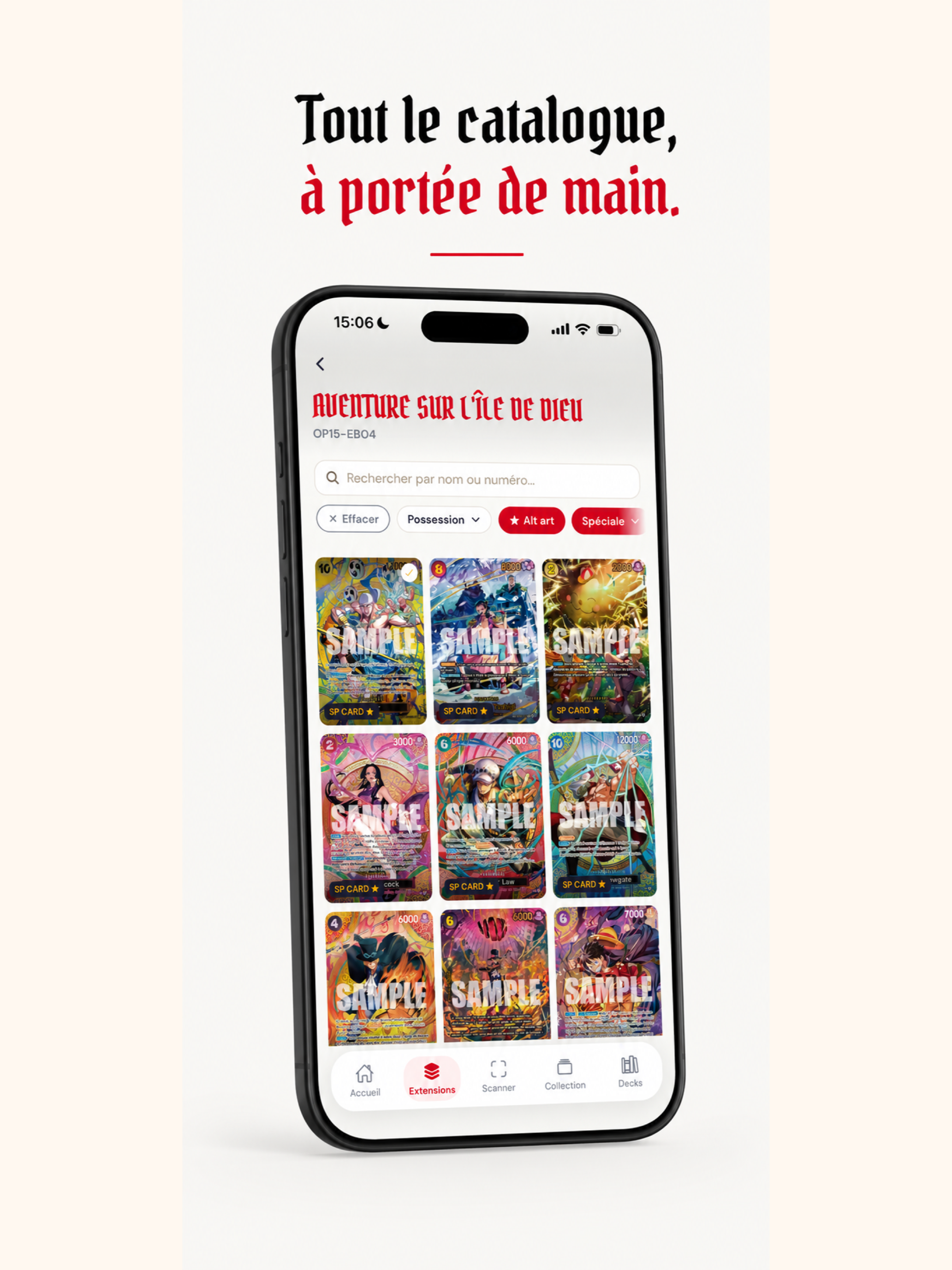 OP Cardex: Cartes, Decks, Prix