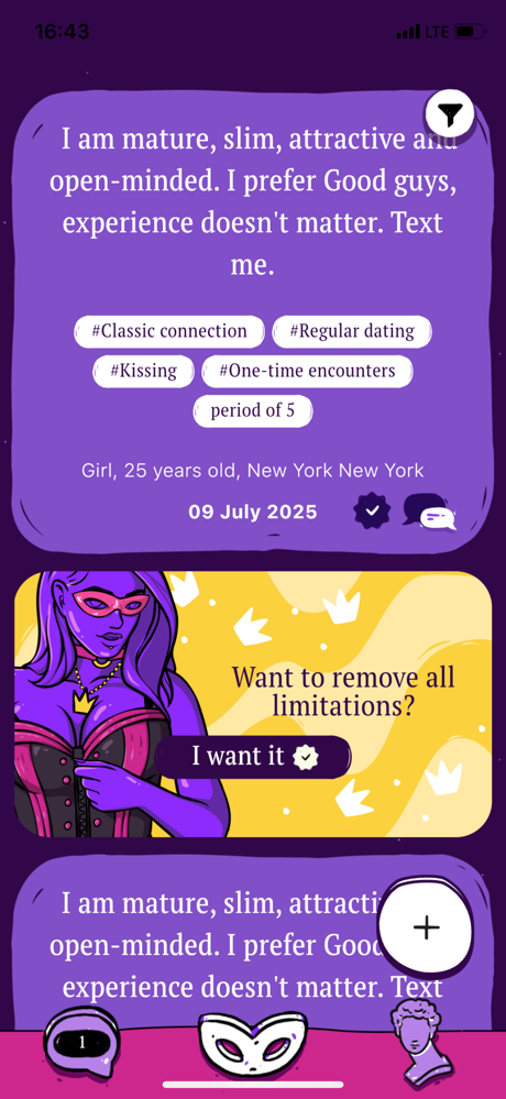 Masked Love: chat & date app screenshot 9