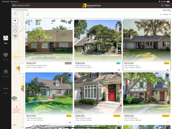 ReeceNichols Home Search iPad screenshot 2 - Lifestyle app