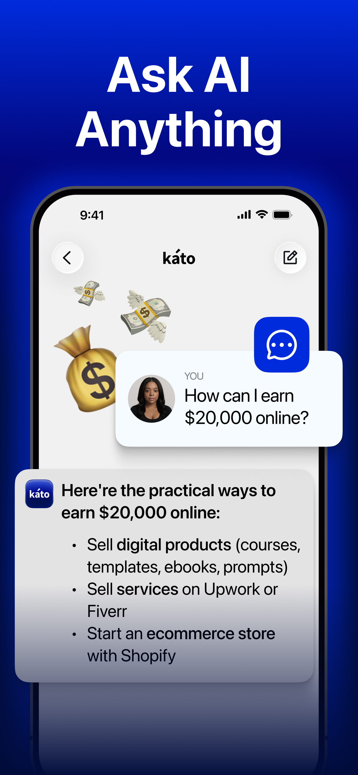 Kato AI - Chatbot Assistant screenshot 2