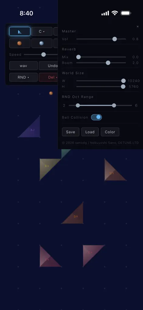 Triangles by DETUNE - Music App | MWM