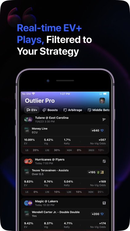 Outlier: Betting Data & Tools