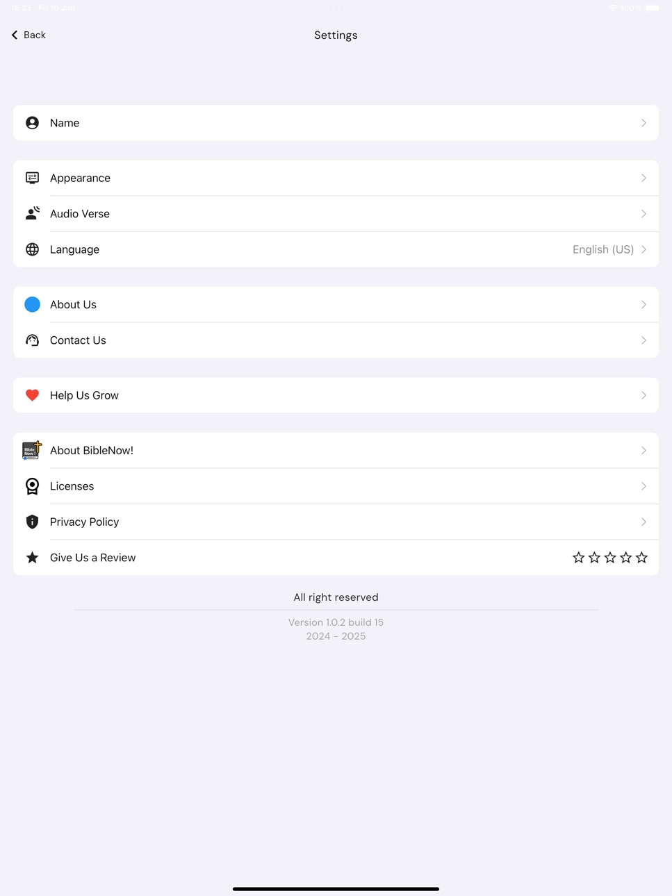 iPad screenshot