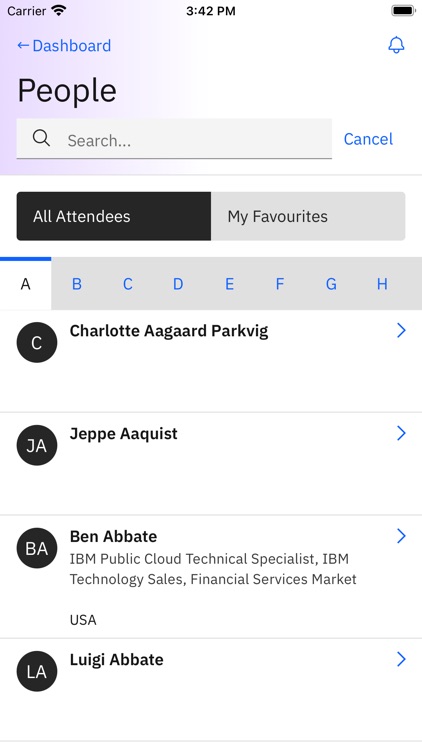 Attendee App for IBM GC 2024