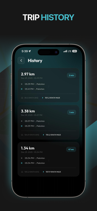 Speedometer GPS Speed & HUD Screenshot 5 of 6