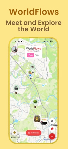 WorldFlows: Meet & Explore screenshot