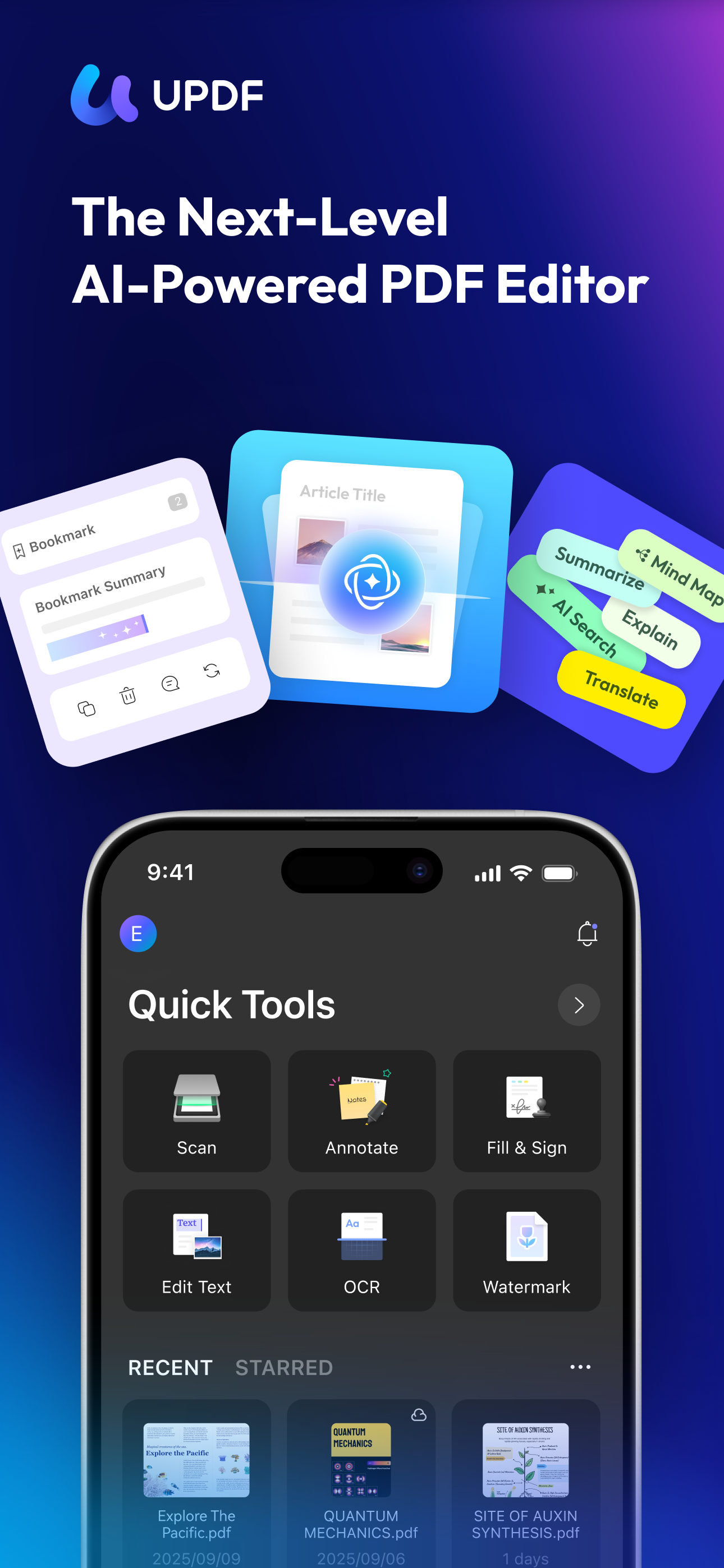 UPDF - AI-Powered PDF Editor