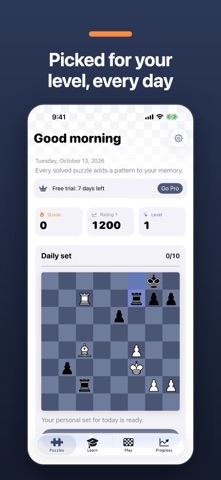 Daily. Chess Puzzle Play Learn screenshot 2