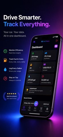 Drive Cost - Mileage Tracker screenshot