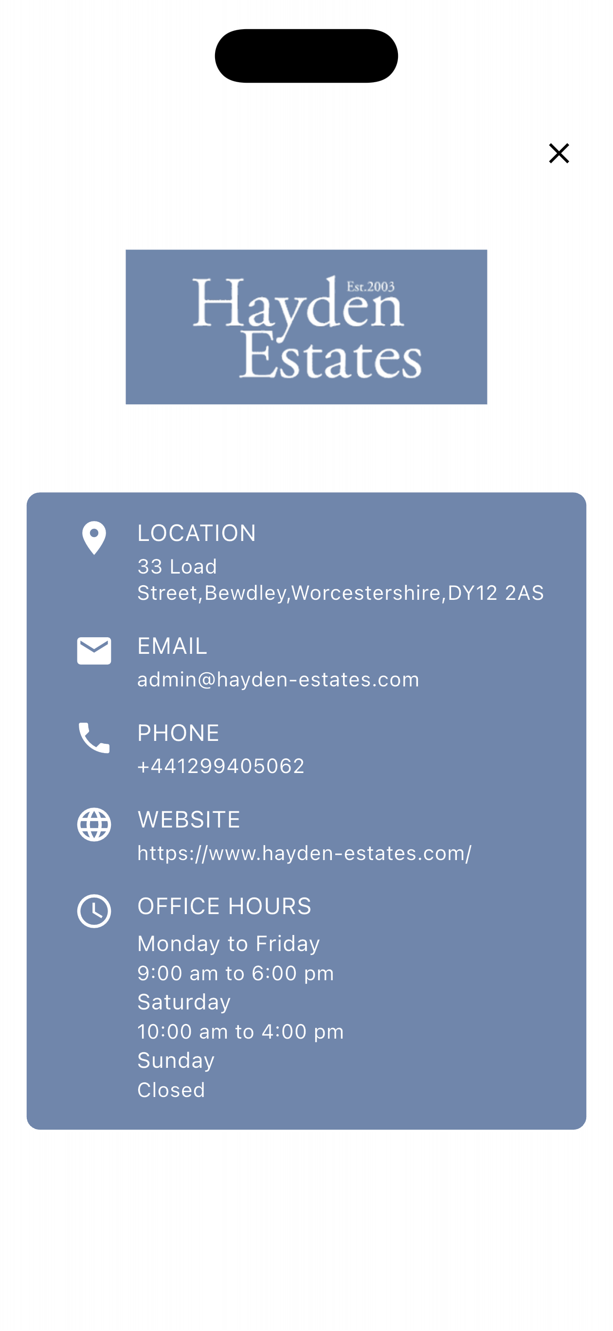 Hayden Estates