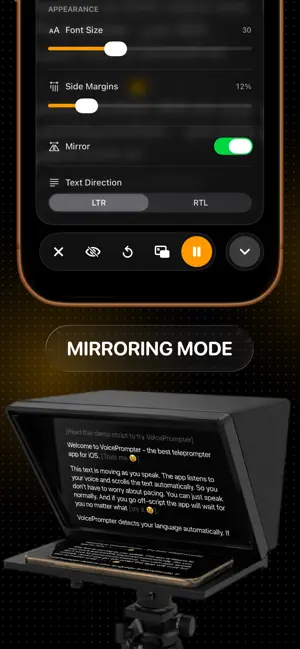 VoicePrompter: Teleprompter screenshot 2