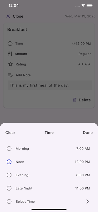Calorie Diary: Diet Tracker Screenshot 7 of 7
