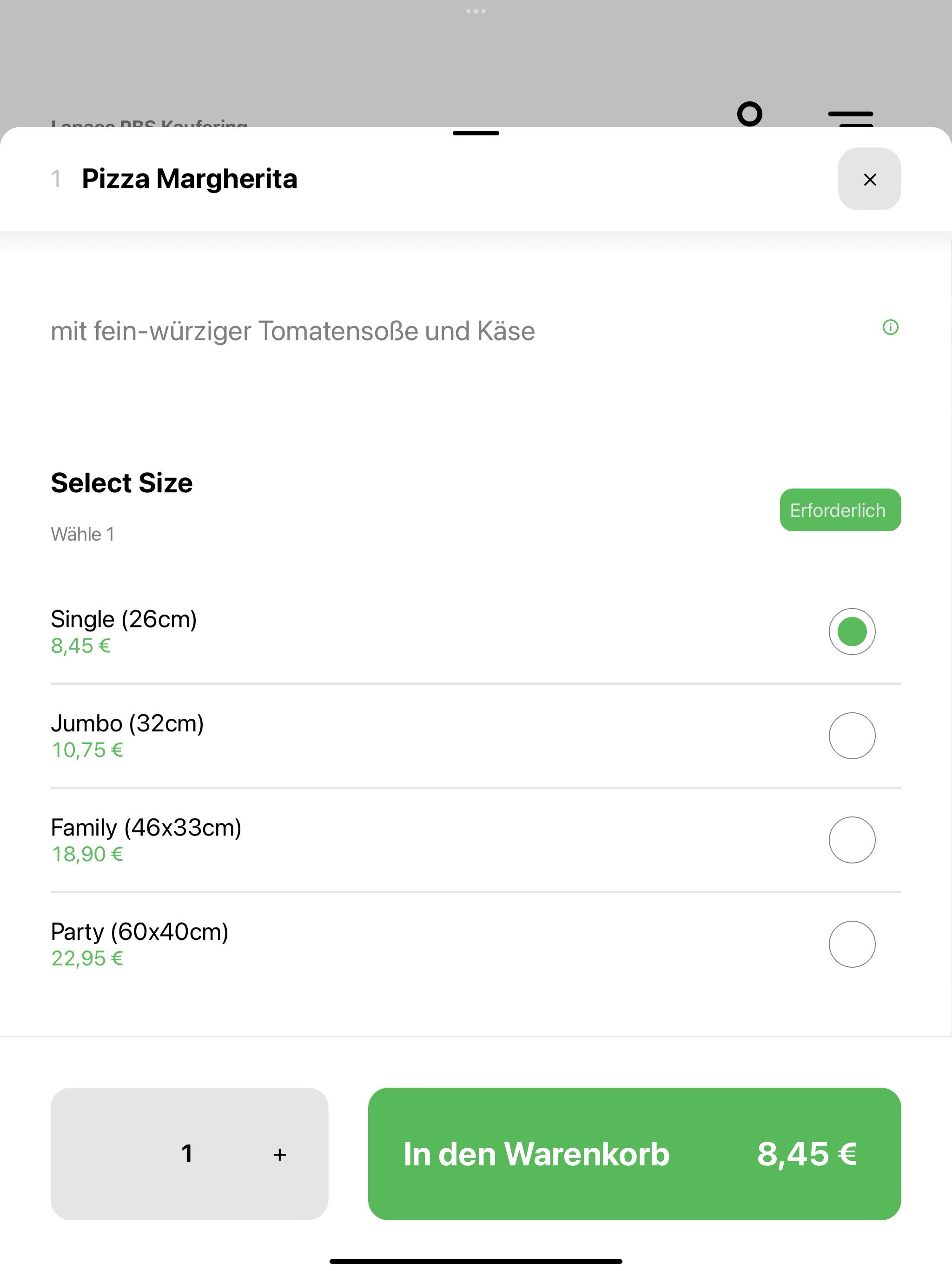 Lapace PBS Lieferservice