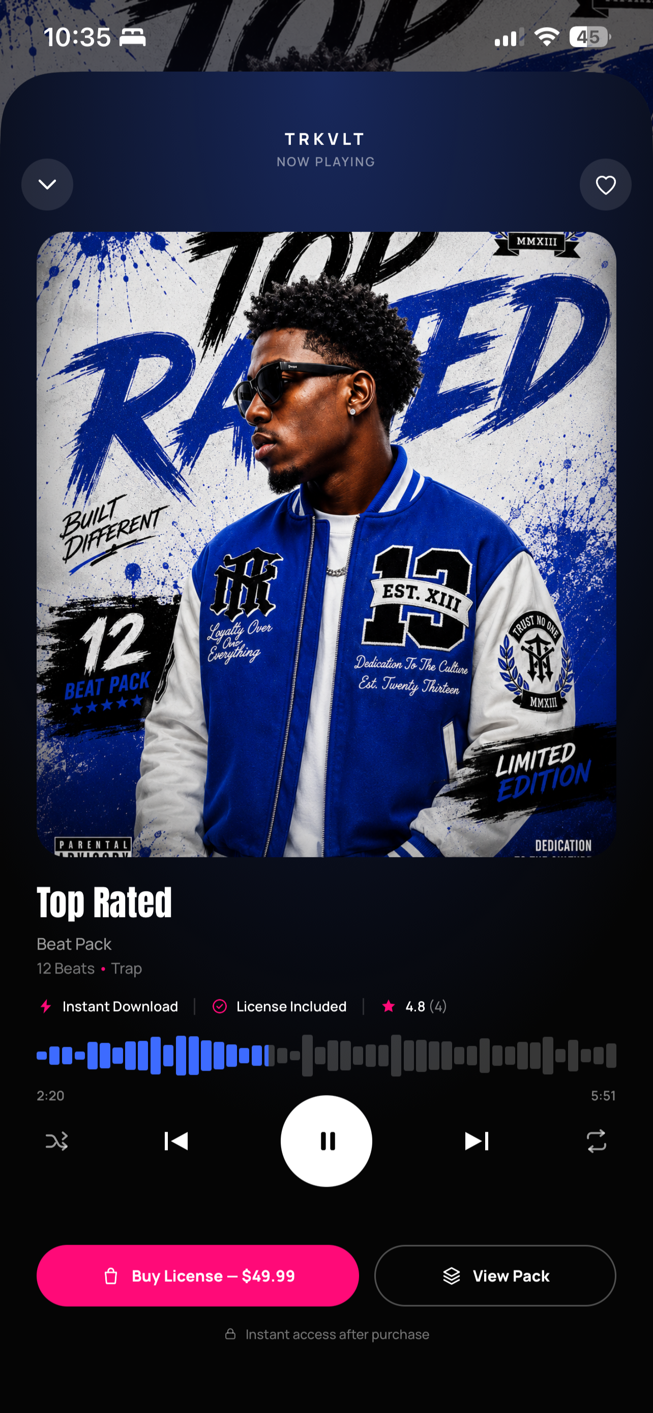 TRKVLT: Hip Hop & R&B Beats screenshot 9
