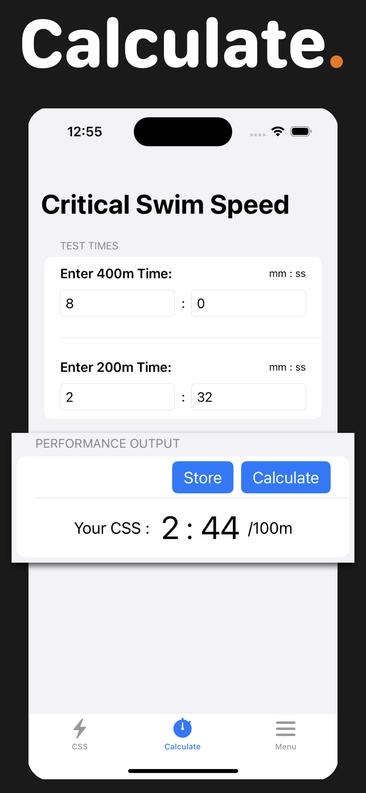 Critical Swim Speed