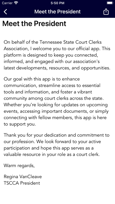 Screenshot 3 of TN Court Clerks Association App