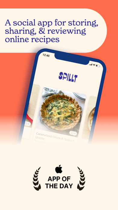 Spillt: Recipe & Meal Plan App Screenshot