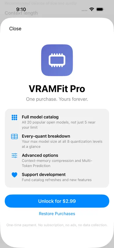 VRAMFit: LLM Calculator screenshot 3