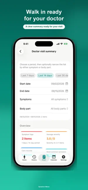 Symptom Memo: Pain Tracker screenshot 3