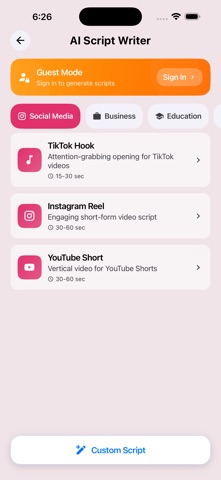 FlowScript screenshot