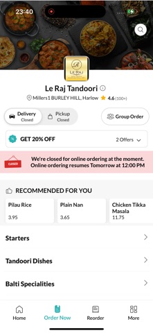 Le Raj Tandoori screenshot