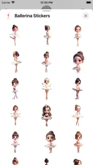 ballerina stickers iphone screenshot 1