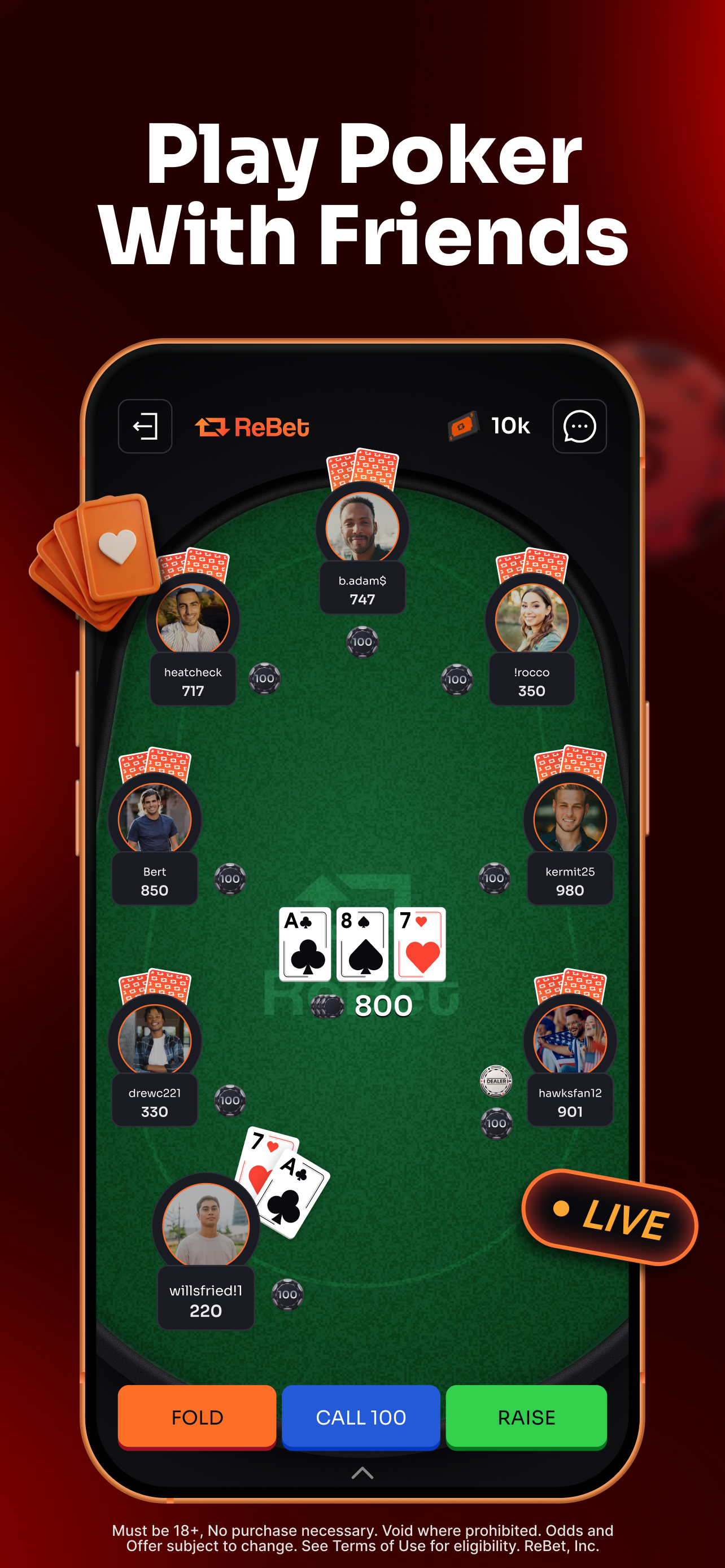 ReBet: Social Sports & Casino