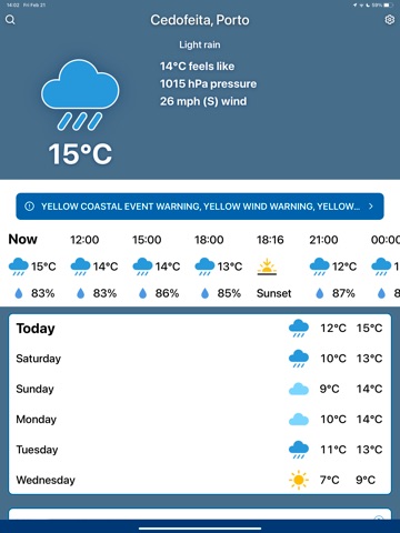 Weather Storm & Rain: Climacam iPad screenshot 1