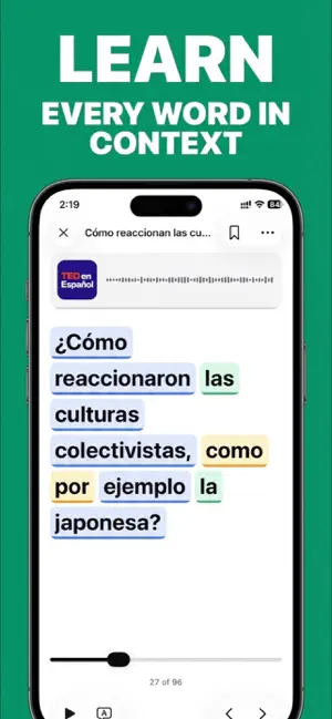 Motifluent: Language Learning screenshot 3