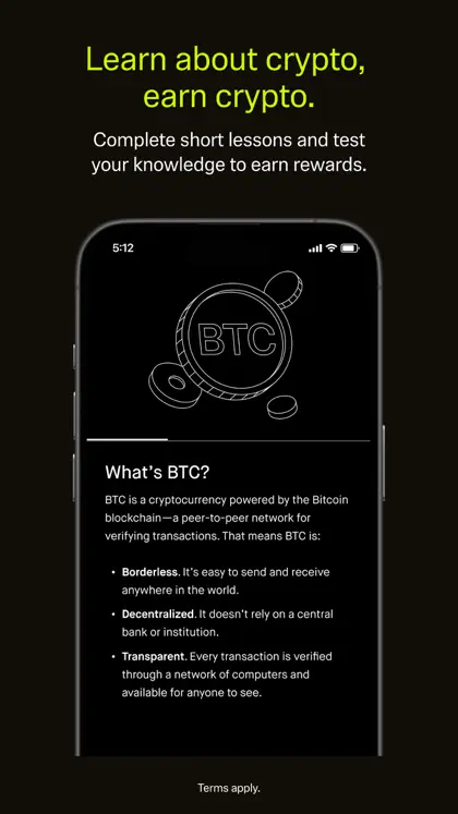Screenshot 5 di 5 di Robinhood: Krypto; 5% Euro