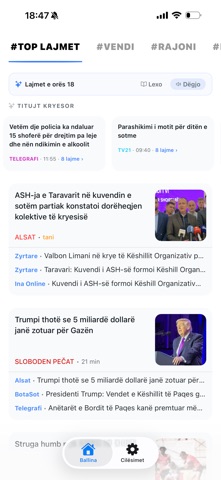 Klasteri: Lajmet në Fokus screenshot
