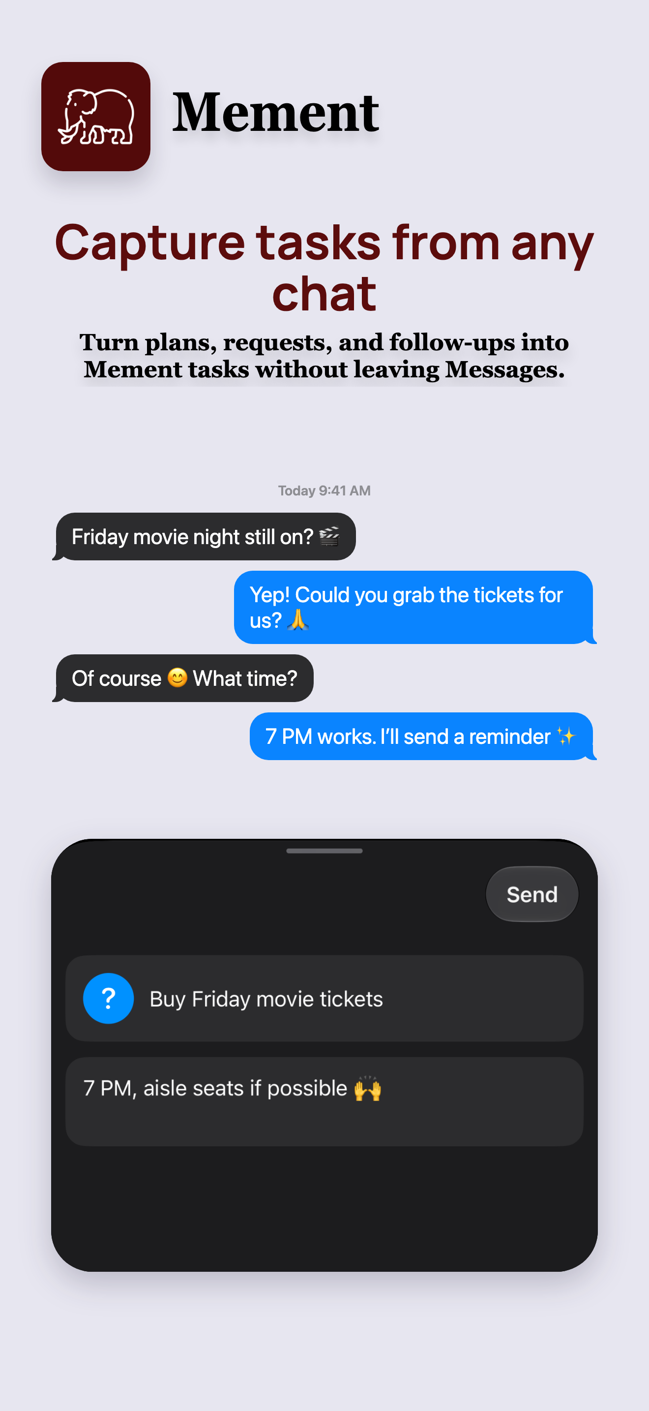 Mement: Smart GTD Planner screenshot 25