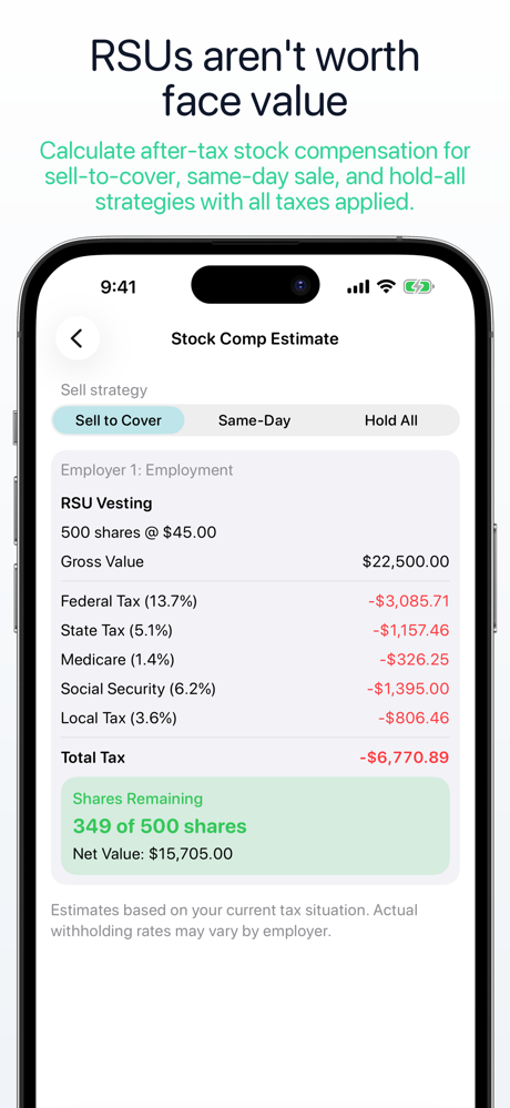My Paycheck Calculator screenshot 10