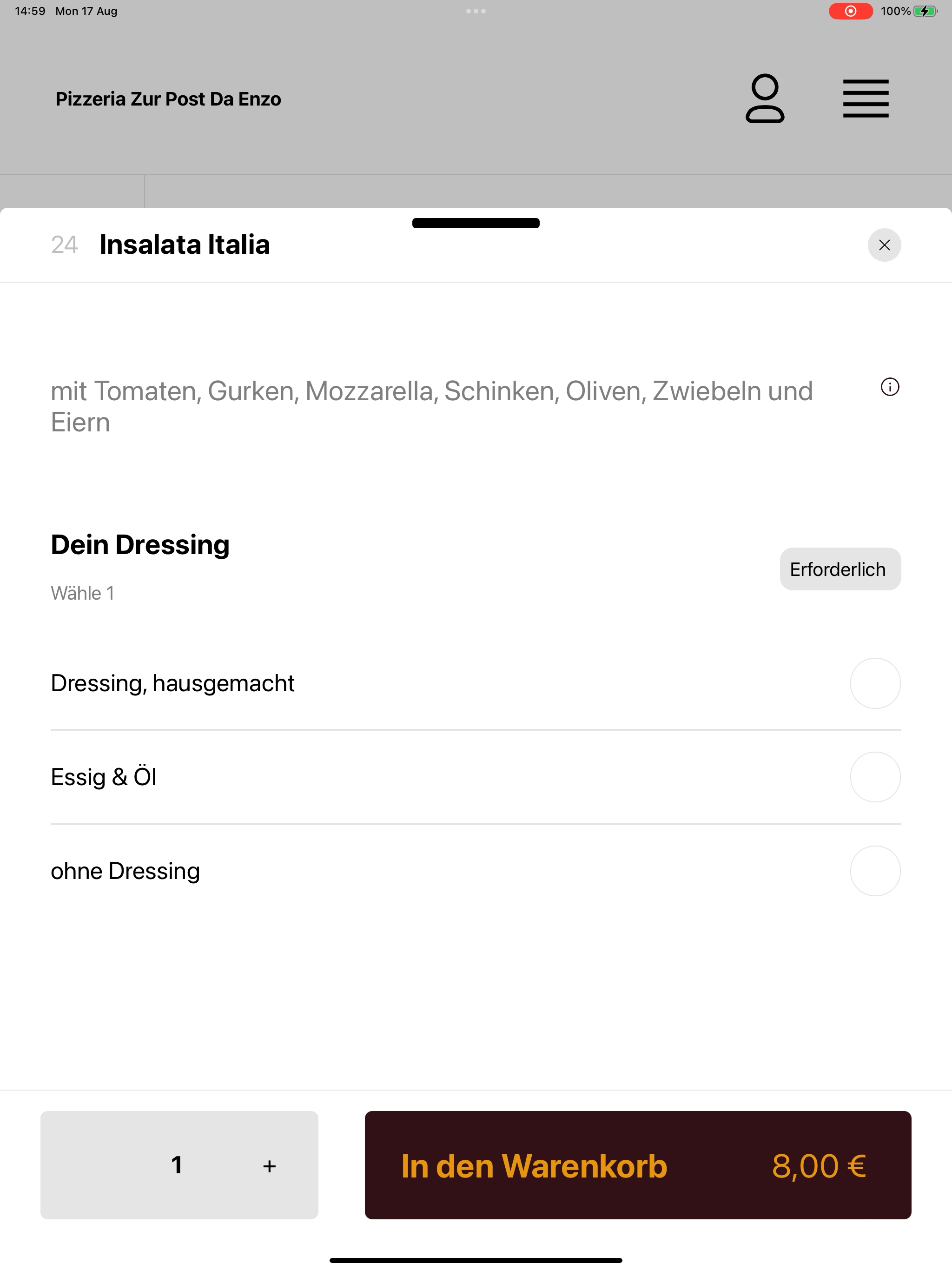 Pizzeria Zur Post Da Enzo screenshot 8