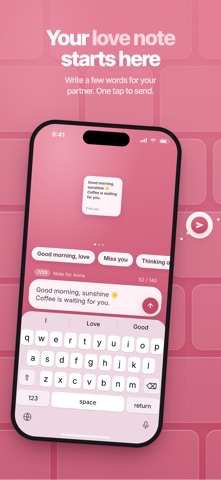 Couple Widget: Love Notes Screenshot 1 of 3