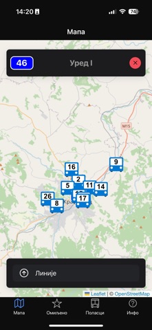 eKG bus screenshot