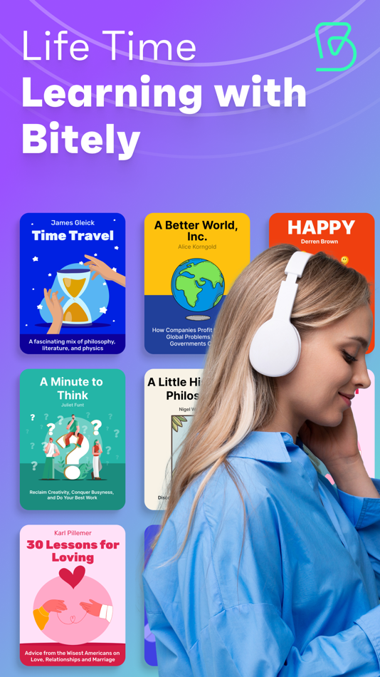 #1. Bitely: Audible Book Summaries (iOS) 由: Bitely