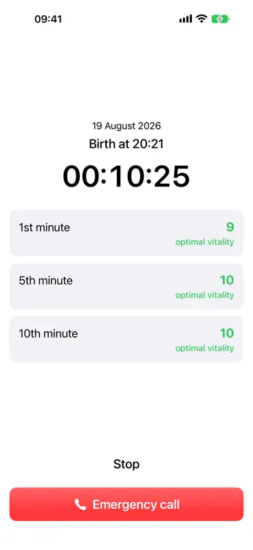 APGAR Timer screenshot 2 of 4
