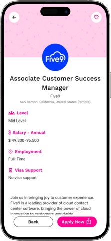 employHER iPhone screenshot