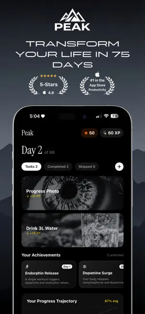 Peak: Dopamine Detox & Habits screenshot 1