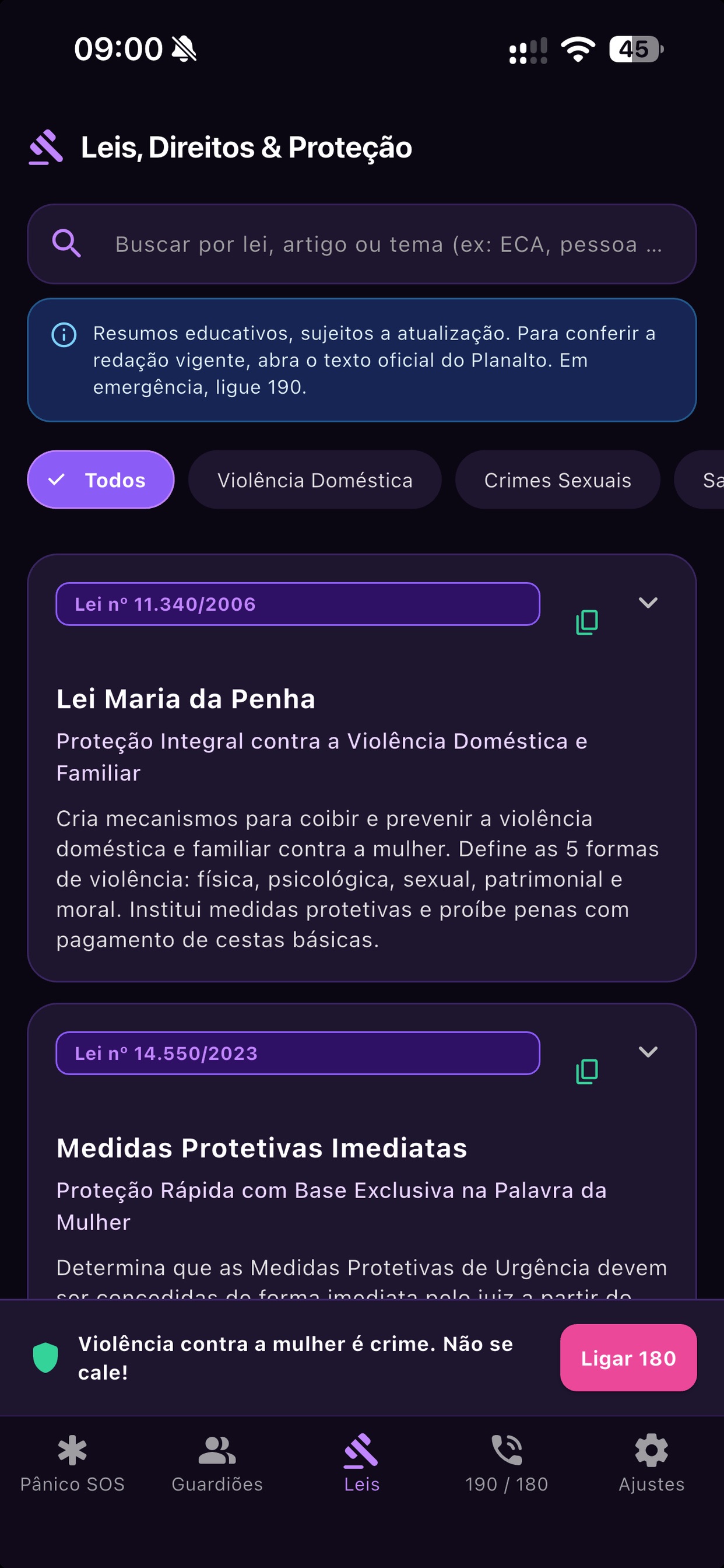 Screenshot 2 of Sinal Violeta