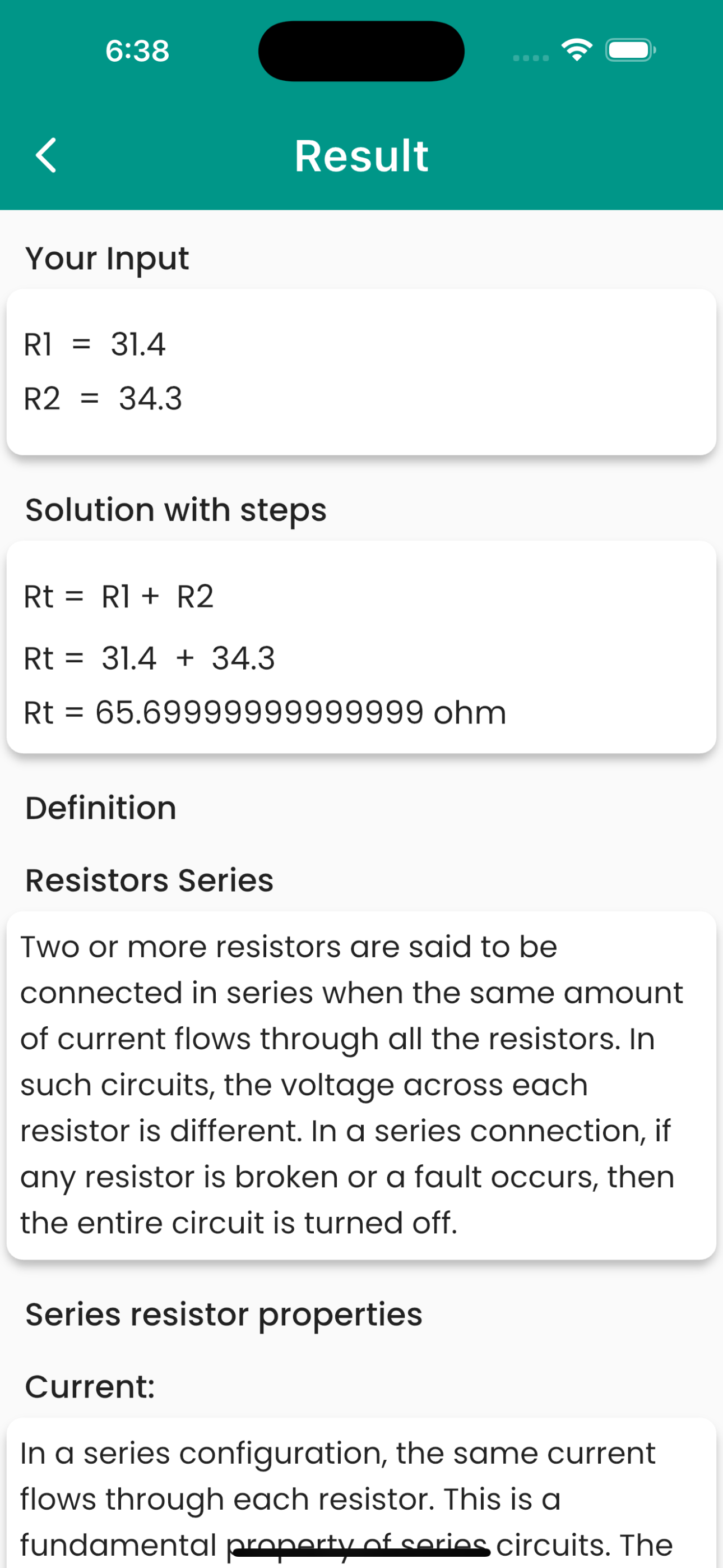 Series Parallel Calculator