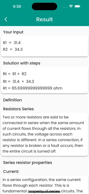 Series Parallel Calculator screenshot 3