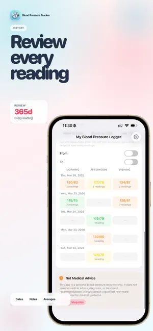 My Blood Pressure Logger screenshot 3