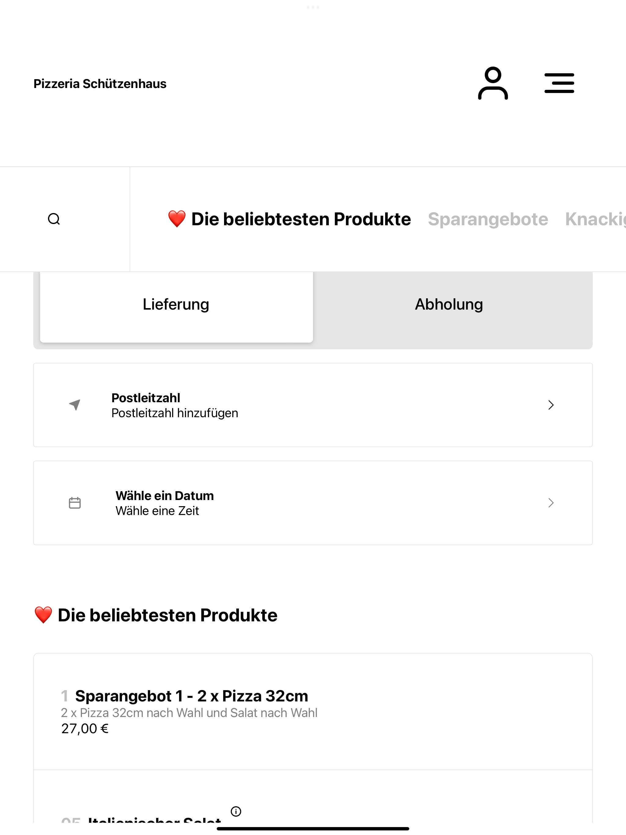 Pizzeria Schützenhaus screenshot 7