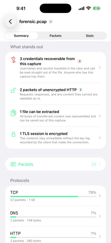 Packet Recon screenshot 1 of 10