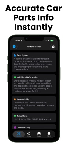 Gear Snap Car Parts AI Scanner iPhone screenshot